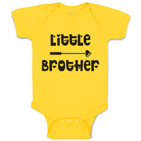 Baby Clothes Little Brother with Love Arrow Heart Pointed Baby Bodysuits Cotton