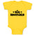 Baby Clothes Big Brother with Cute Little Hearts Baby Bodysuits Cotton