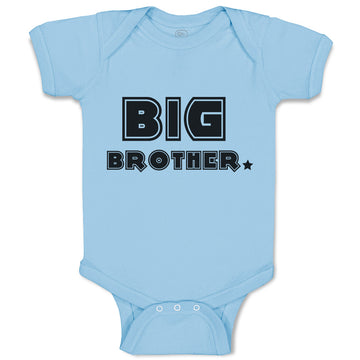 Baby Clothes Big Brother and Star Baby Bodysuits Boy & Girl Cotton