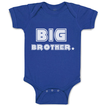 Baby Clothes Big Brother and Star Baby Bodysuits Boy & Girl Cotton