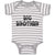 Big Brother Striped Pattern with Little Silhouette Hearts