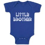 Baby Clothes Little Brother Striped Pattern with Little Silhouette Hearts Cotton
