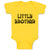 Baby Clothes Little Brother Striped Pattern with Little Silhouette Hearts Cotton