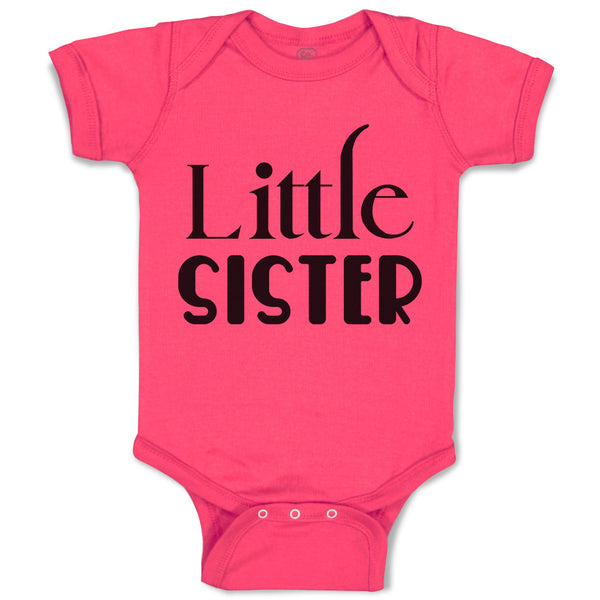 Baby Clothes Little Sister Baby Bodysuits Boy & Girl Newborn Clothes Cotton