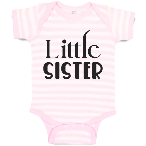 Baby Clothes Little Sister Baby Bodysuits Boy & Girl Newborn Clothes Cotton