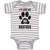 Baby Clothes I Love My Big Brother with Dog Black Paw Footprint Baby Bodysuits