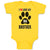 Baby Clothes I Love My Big Brother with Dog Black Paw Footprint Baby Bodysuits