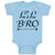 Baby Clothes Lil Bro with Black Pattern Arrow Baby Bodysuits Boy & Girl Cotton