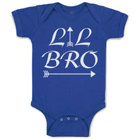 Baby Clothes Lil Bro with Black Pattern Arrow Baby Bodysuits Boy & Girl Cotton