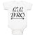 Baby Clothes Lil Bro with Black Pattern Arrow Baby Bodysuits Boy & Girl Cotton