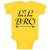 Baby Clothes Lil Bro with Black Pattern Arrow Baby Bodysuits Boy & Girl Cotton
