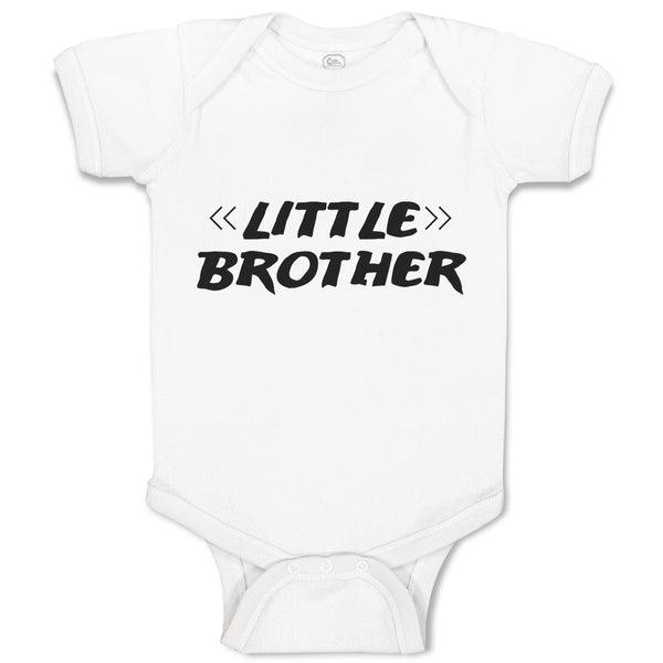 Baby Clothes Little Brother Stlye 1 Baby Bodysuits Boy & Girl Cotton