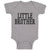 Baby Clothes Little Brother Style 2 Baby Bodysuits Boy & Girl Cotton