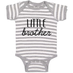 Baby Clothes Little Brother Style 3 Baby Bodysuits Boy & Girl Cotton