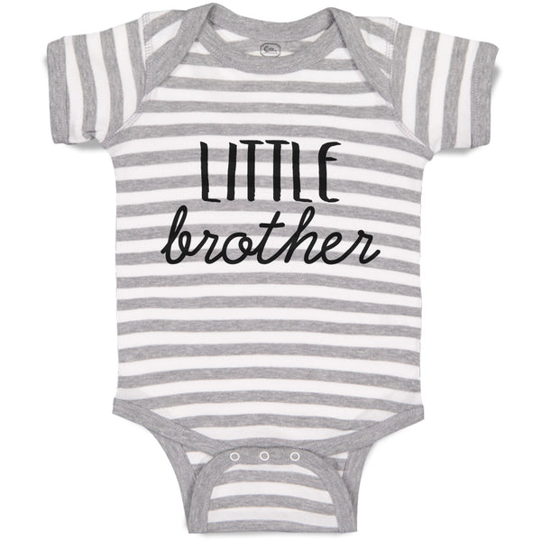 Baby Clothes Little Brother Style 3 Baby Bodysuits Boy & Girl Cotton