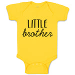 Baby Clothes Little Brother Style 3 Baby Bodysuits Boy & Girl Cotton