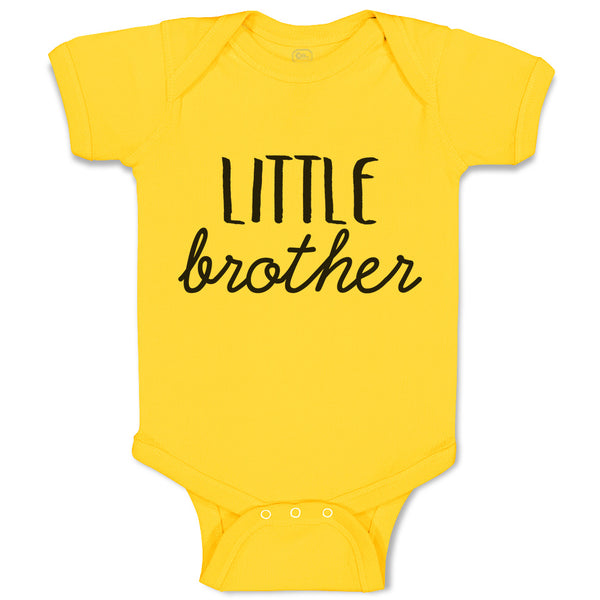 Baby Clothes Little Brother Style 3 Baby Bodysuits Boy & Girl Cotton