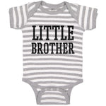 Baby Clothes Little Brother Style 4 Baby Bodysuits Boy & Girl Cotton