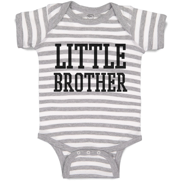 Baby Clothes Little Brother Style 4 Baby Bodysuits Boy & Girl Cotton