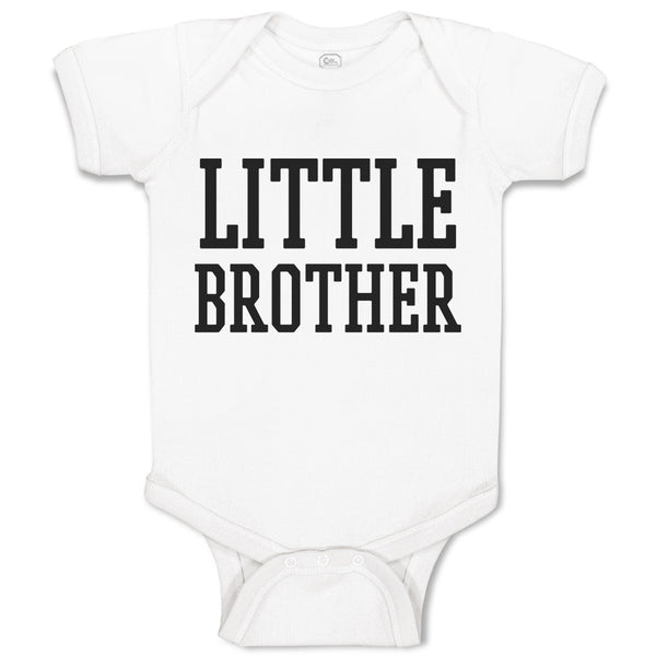 Baby Clothes Little Brother Style 4 Baby Bodysuits Boy & Girl Cotton