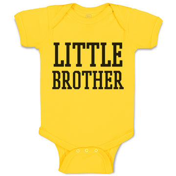 Baby Clothes Little Brother Style 4 Baby Bodysuits Boy & Girl Cotton