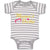 Baby Clothes Mama's Bestie with Pink Heart Outline Baby Bodysuits Cotton