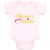 Baby Clothes Mama's Bestie with Pink Heart Outline Baby Bodysuits Cotton