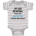 Baby Clothes My Big Brother Has An Awesome Little Brother Baby Bodysuits Cotton