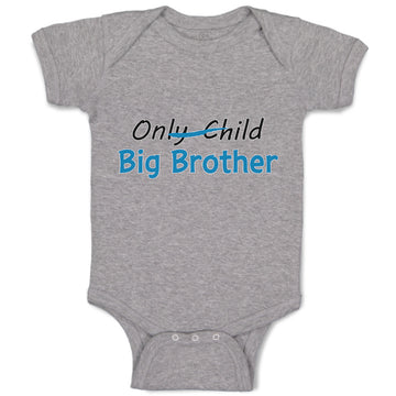 Baby Clothes Only Child Big Brother Baby Bodysuits Boy & Girl Cotton