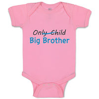 Baby Clothes Only Child Big Brother Baby Bodysuits Boy & Girl Cotton