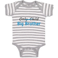 Baby Clothes Only Child Big Brother Baby Bodysuits Boy & Girl Cotton