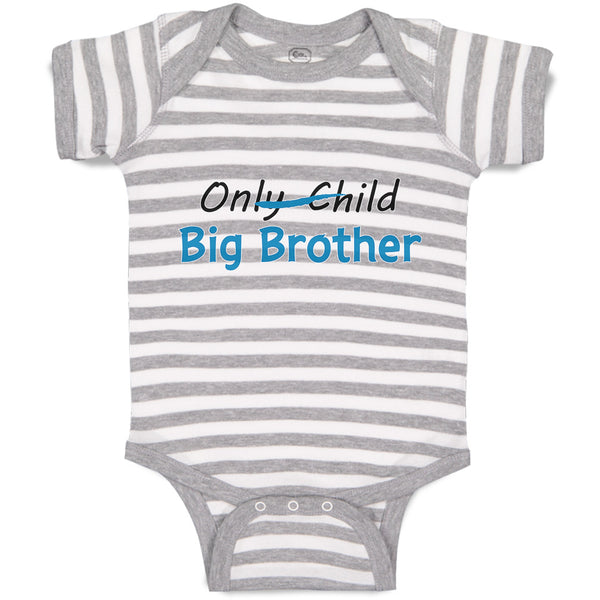 Baby Clothes Only Child Big Brother Baby Bodysuits Boy & Girl Cotton