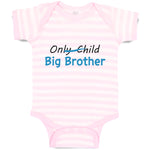 Baby Clothes Only Child Big Brother Baby Bodysuits Boy & Girl Cotton