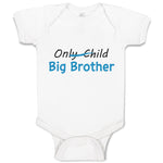 Baby Clothes Only Child Big Brother Baby Bodysuits Boy & Girl Cotton