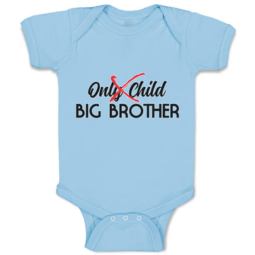 Baby Clothes Only Child Big Brother Baby Bodysuits Boy & Girl Cotton