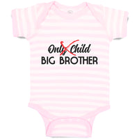 Baby Clothes Only Child Big Brother Baby Bodysuits Boy & Girl Cotton