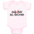 Baby Clothes Only Child Big Brother Baby Bodysuits Boy & Girl Cotton