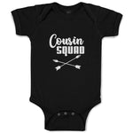 Baby Clothes Cousin Squad with Dart Archery Sport Arrow Baby Bodysuits Cotton