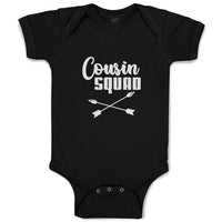 Baby Clothes Cousin Squad with Dart Archery Sport Arrow Baby Bodysuits Cotton