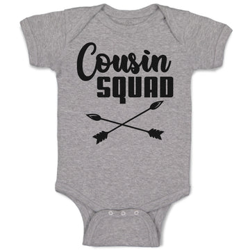 Baby Clothes Cousin Squad with Dart Archery Sport Arrow Baby Bodysuits Cotton
