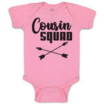 Baby Clothes Cousin Squad with Dart Archery Sport Arrow Baby Bodysuits Cotton