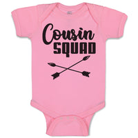 Baby Clothes Cousin Squad with Dart Archery Sport Arrow Baby Bodysuits Cotton