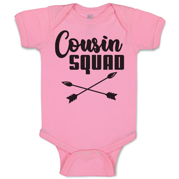 Baby Clothes Cousin Squad with Dart Archery Sport Arrow Baby Bodysuits Cotton