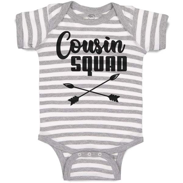 Baby Clothes Cousin Squad with Dart Archery Sport Arrow Baby Bodysuits Cotton