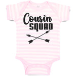 Baby Clothes Cousin Squad with Dart Archery Sport Arrow Baby Bodysuits Cotton
