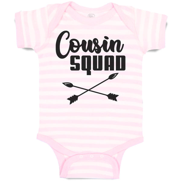 Baby Clothes Cousin Squad with Dart Archery Sport Arrow Baby Bodysuits Cotton