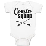Baby Clothes Cousin Squad with Dart Archery Sport Arrow Baby Bodysuits Cotton