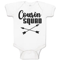 Baby Clothes Cousin Squad with Dart Archery Sport Arrow Baby Bodysuits Cotton