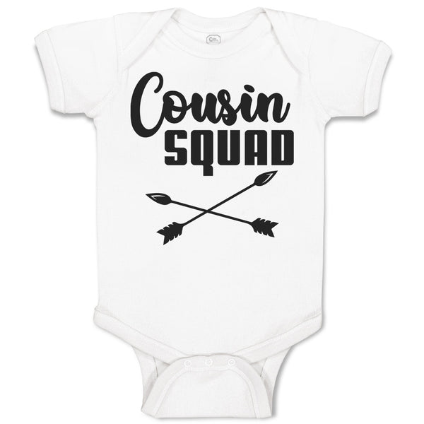 Baby Clothes Cousin Squad with Dart Archery Sport Arrow Baby Bodysuits Cotton