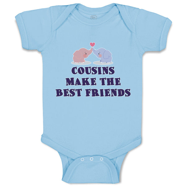 Baby Clothes Cousins Make The Best Friends Baby Bodysuits Boy & Girl Cotton